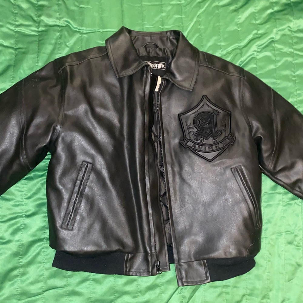 Kids avirex black jacket